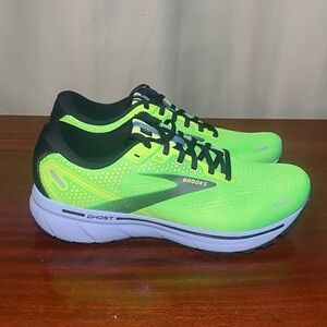 Brooks Ghost 14 Green Running Shoes Men's Size 9.5 M